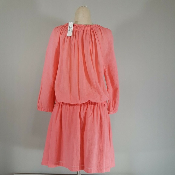 NEW J. Crew Cover Up Dress Size S Whisper Gauze Baja Summer Sundress Swim Beach - Picture 4 of 5